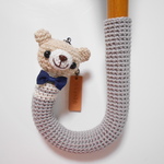 【k様オーダー品】クマの傘の柄カバー(グリップカバー、持ち手カバー)