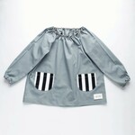 ydni様専用☆100㎝スモック（グレー×北欧 ×ストライプ）＆お揃い巾着