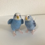 ※専用ページです※ maru-chan9様ご依頼のミニセキセイインコちゃん2羽です♪羊毛フェルト