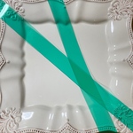 ●2.5㎝● CLEAR GREEN RIBBON TAPE