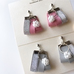 ribbon×pearl リボンピアス