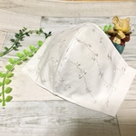 夏仕様！刺繍 オフホワイト マスク♬