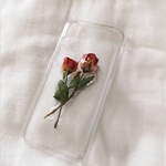 red flower iPhoneケース【2輪】