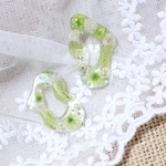 《うねうねレジン♡*゜》レジンピアス/イヤリング/クリア/カラフル/選べる/夏/ドライフラワー/かすみ草/あじさい