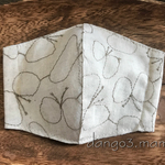 クールガーゼ使用☆立体マスク☆女性サイズ☆蝶々刺繍☆ガーゼ