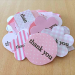 ［送料無料］サンキューシール♡pink