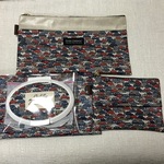 【m20180721様オーダー品】リバティ カーズ トリコロール おしり拭きポーチ、マスクポーチ、ティッシュポーチ