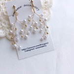 小枝ピアス、イヤリング