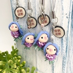 【再販】アマビエちゃんストラップ(ブルー)
