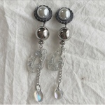 再販！！シルバークリアピアス