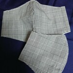 ◆素敵な男性用マスク①　夏用コットン　新作　涼しい　立体マスク　ゴム付き　おしゃれ チェック　お手頃価格