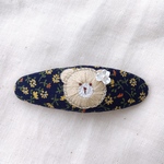 【受注生産】flower beads 🌼pin (navy)