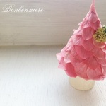*再販*  妖精のおうち　（プリザーブドフラワー　コーラルピンク）