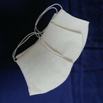 ◆夏マスク ⑨ コットンレース　涼しい　 ハンドメイド　立体マスク　ゴム付き　おしゃれ　お手頃価格