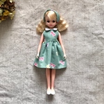 リカちゃん服　ワンピースとターバンのセット