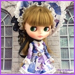 クラシックロリータ (doux murmures  violet) 3点セット