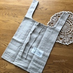 【受注制作】linen キャンバス エコバッグ リネン紐