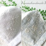 【再再販】ひんやりお花刺繍のマスクセット