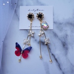 蝶　ピアス　♡