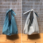 Mサイズ✨2way✨リバーシブルあずま袋風トートバック✨エコバック✨バッグインバッグ✨クルクル丸めてコンパクト✨