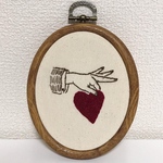 【送料無料】刺繍　壁掛け