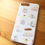 ほわほわウォンバットのスマホハードケース