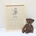 《クラフト》カレンダー1ヶ月分