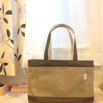 【i様オーダー作品】帆布で作ったトートバッグ