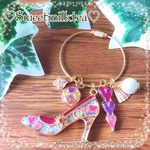 ご縁出品❤️キラキラハイヒールバッグチャーム👠レッドピンク