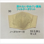 蒸れないマスク　レース　シャンパンベージュ　フィルター対応　蒸れないマスク　手ぬぐい