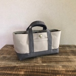 【y様専用】帆布でほっこりミニトート横長 order作品