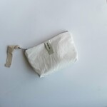 poitto16 タイプライターマチありポーチ深型  アイボリー