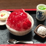 ミニチュア苺かき氷セット