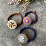 刺繍大人髪ゴム