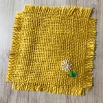 麻(ジュート)のコースター