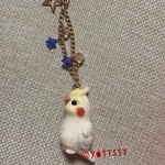 「popuri0824 様オーダー品」オカメインコちゃんストラップ
