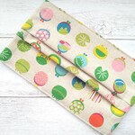 麻混の夏用マスク　がまぐちのカエル柄　1枚　大人用プリーツマスク【定形外送料無料】