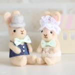 ラブリー仲良しうさぎ        【 2体1セット/ wedding 】
