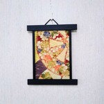 和飾り（古布・御所車）NO.11