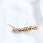 Antique flower hair clip (BR)