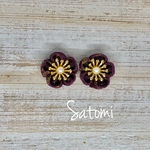 ♡アヤメ♡  つまみ細工ピアス