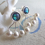 Here comes the mermaid　4way バックキャッチピアス SV925