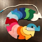 魚の紐通し