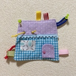 カシャおもちゃ★タグ★ひっぱる紐付き★ハウス