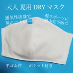 マスク 夏用マスク  夏マスク 白マスク 夏 熱中症予防 吸水速乾 ドライマスク１枚