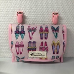 再販♡ラミネート移動ポケット♡パンプス柄♡ピンク