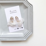 Clione oval イヤリング/ピアス