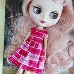 SALE 送料無料 ブライス ドール 服 ハンドメイド❁ワンピース❁