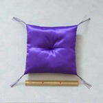 【いし の こえ様専用】ミニ座布団 サテン パープル 