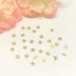 雪の結晶封入パーツ(ゴールド小)30個セット